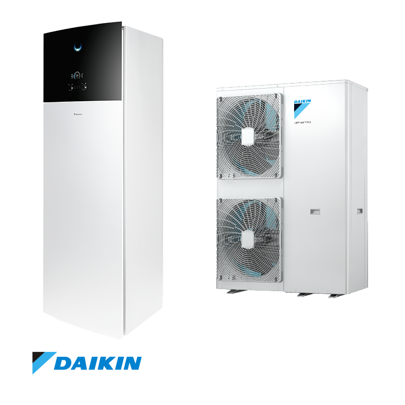 Нискотемпературна термопомпа с водосъдържател Daikin Altherma EAVX16S18D6V + EPGA14DV - цена: