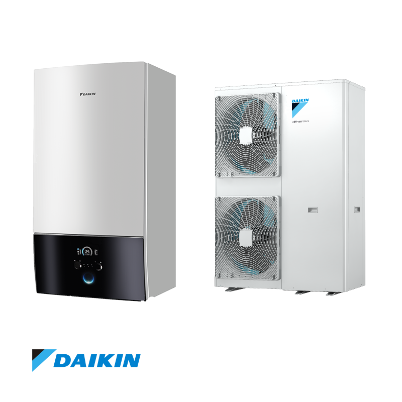 Нискокотемпературна термопомпа Daikin Altherma EABX16D6V + EPGA16DV - цена: