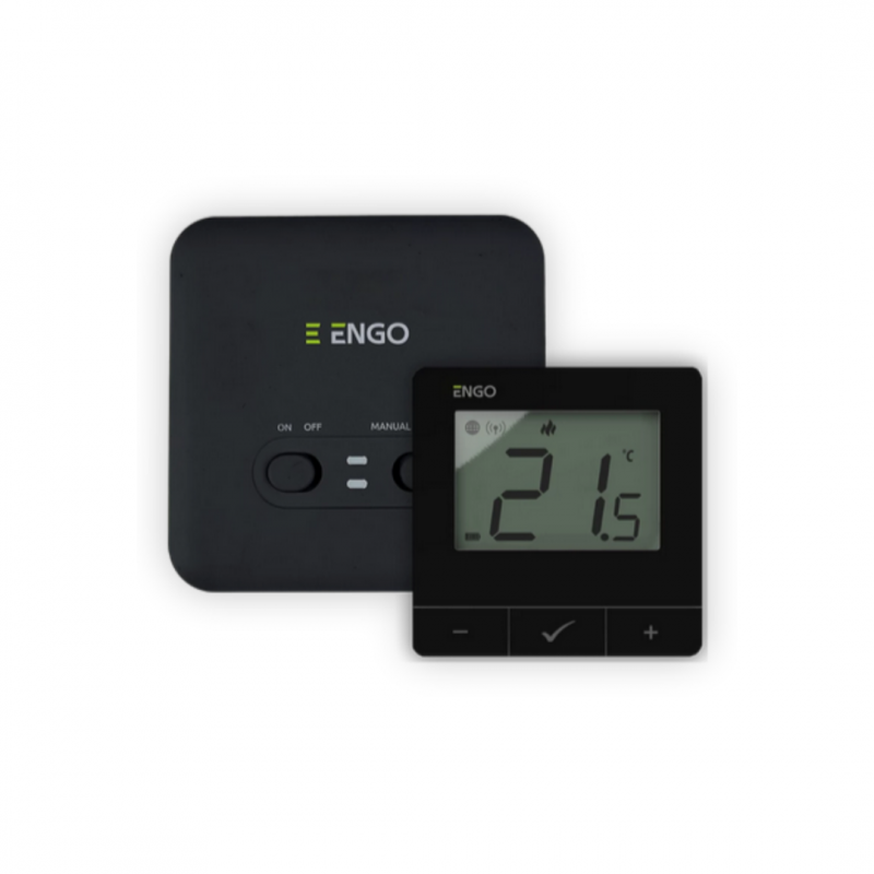 ENGO, безжичен интернет термостат, черен, Wi Fi - цена: 251.36лв. (128.52€)