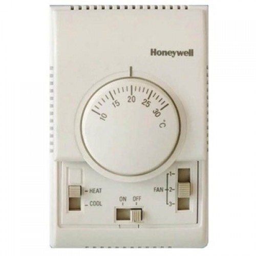 Honeywell, T6373 термостат за вентилаторен конвектор, зл 3-скорости onoff @A