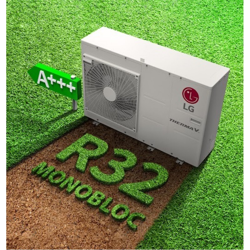 ТЕРМОПОМПА МОНОБЛОК LG HM091MR.U44, 9KW, 1ф - цена: 9,502.80лв.