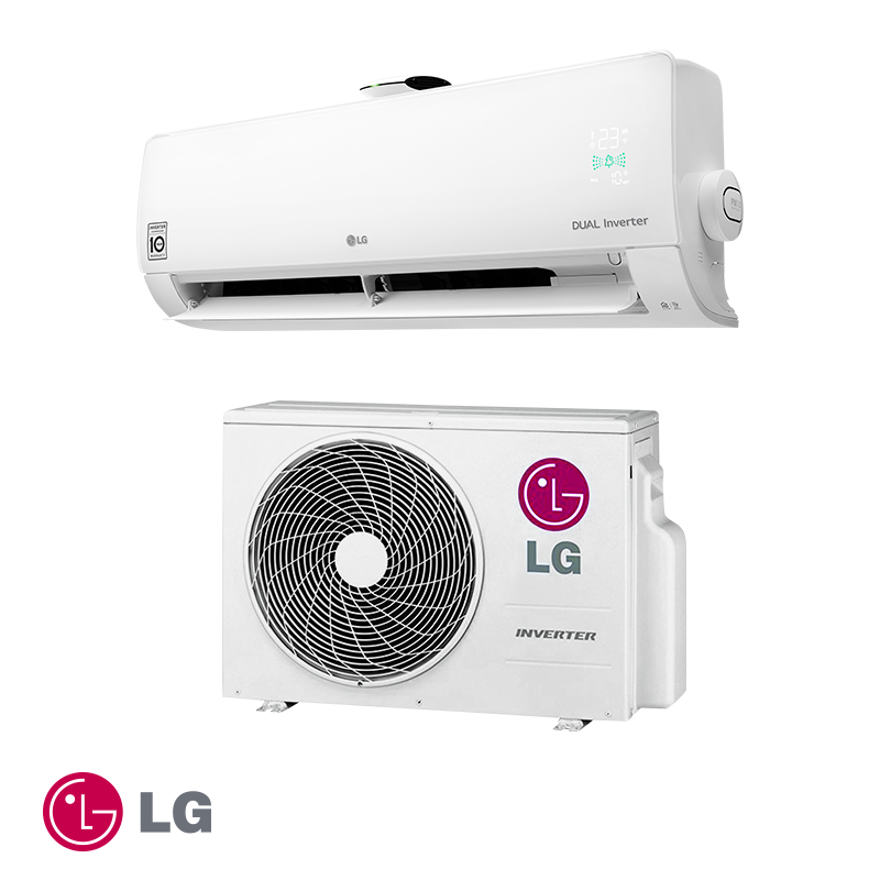 Инверторен климатик LG Air Purifier AP09RT NSJ + AP09RT UA3 - цена: 2,026.79лв. (1036.28€)