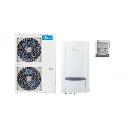  ТЕРМОПОМПА ВЪЗДУХ ВОДА ECOHEAT BY MIDEA ЗА ОТ./ОХ./БГВ 12kW, 220V, 50HZ