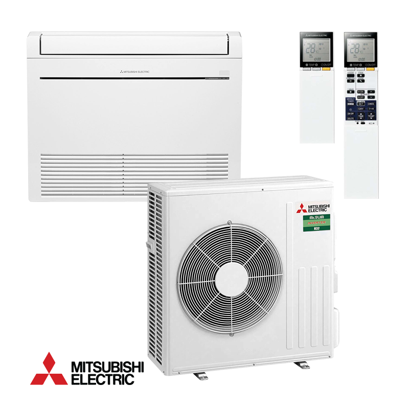 Инверторен климатик Mitsubishi Electric MFZ-KT60VG + SUZ-M60VA - подов тип - цена: 7,759.01лв. (3967.12€)