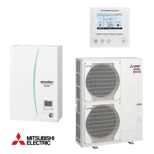 Tермопомпа Hydro box Mitsubishi Ecodan ERSC-MED + PUHZ-SW120VHA
