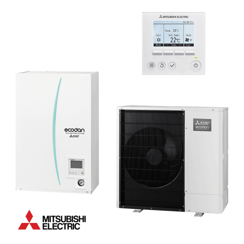 Tермопомпа Hydro box Mitsubishi Ecodan ERSC-VM2D + PUHZ-SW75VAA