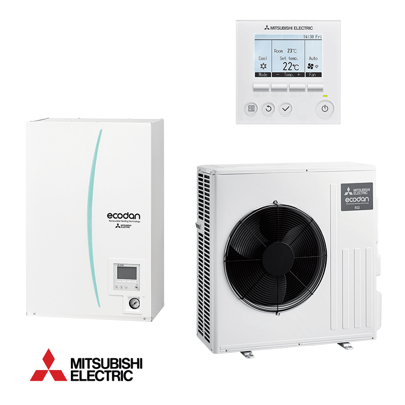Tермопомпа Hydro box Mitsubishi Ecodan ERSD-VM2D + SUZ-SWM600VA - цена: