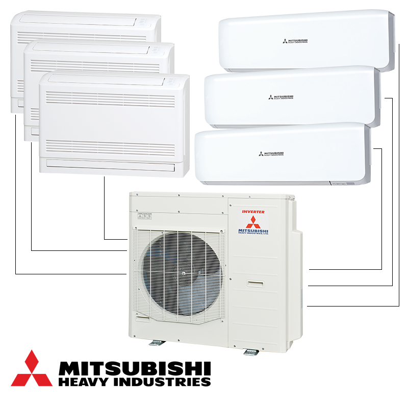 Външно тяло на мултисплит система Mitsubishi Heavy Industries SCM125ZM-S - цена: 8,099.35лв. (4141.13€)