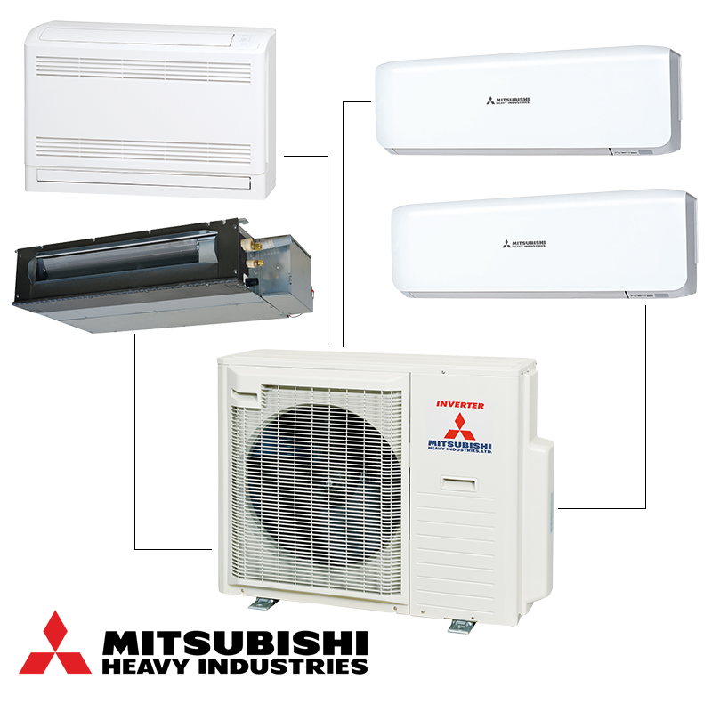 Външно тяло на мултисплит система Mitsubishi Heavy Industries SCM71ZS-W - цена: 4,882.96лв. (2496.62€)