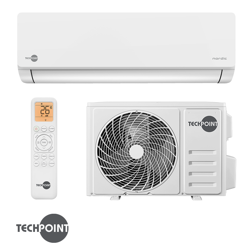 Инверторен климатик TechPoint NPT 12 X-PRO NORDIC - цена: 674.78лв. (345.01€)