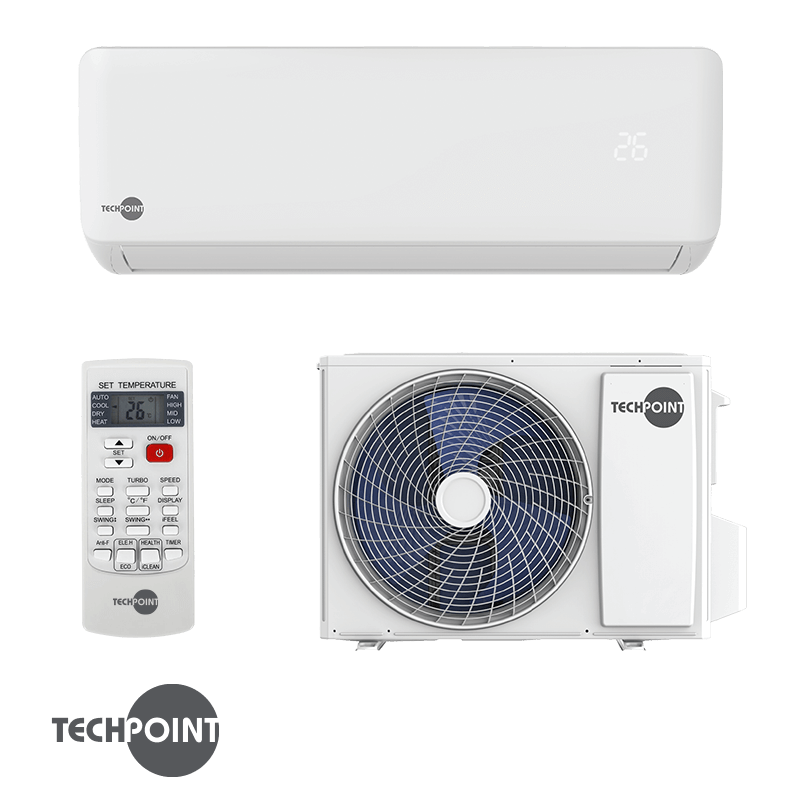 Инверторен климатик TechPoint TCP H24 MAXCOOL - цена: 1,349.99лв. (690.24€)