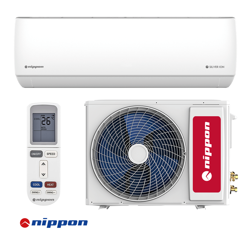 Инверторен климатик Nippon KFR 18DC SILVER ION 2 - цена: 1,300.00лв. (664.68€)