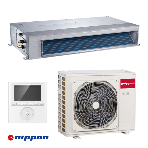 Канален климатик Nippon NTIU-12HWFNX-Q + NOB30U-12HFN8-Q