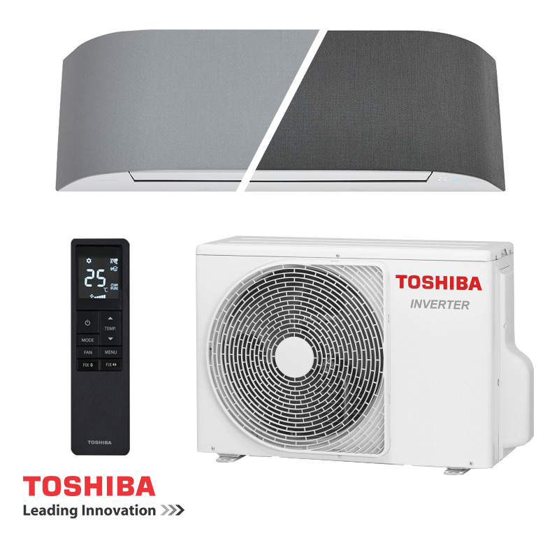 Инверторен климатик Toshiba Haori RAS-B10N4KVRG-E + RAS-10J2AVSG-E1 - цена: 2,350.01лв. (1201.54€)