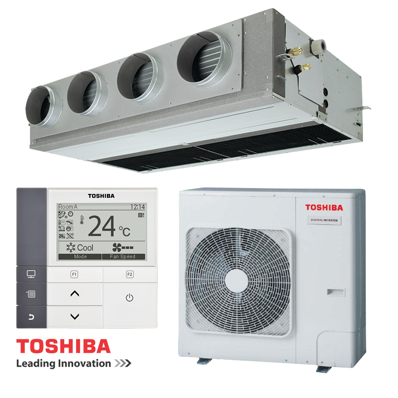 Канален климатик Toshiba RAV-HM801BTP-E + RAV-GM801ATP-E - цена: