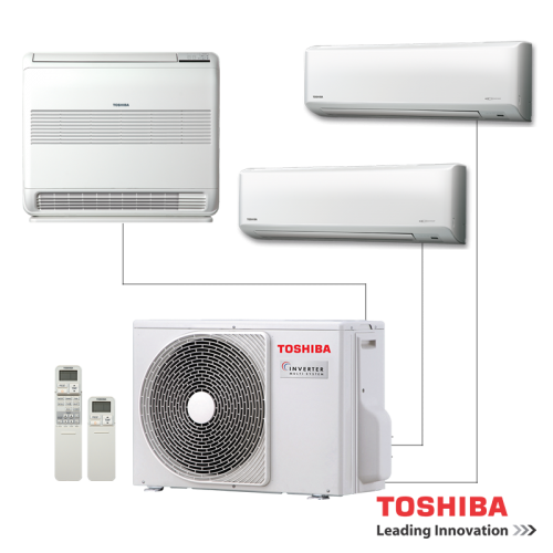 Външно тяло на мултисплит система Toshiba RAS-3M18G3AVG-E