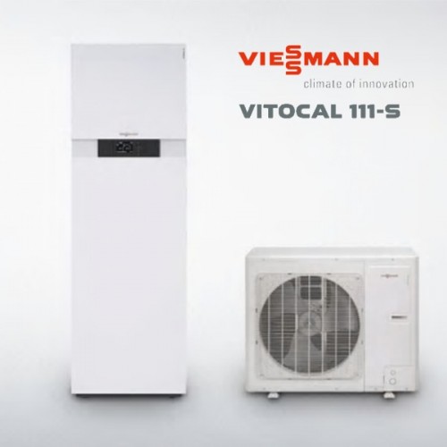 Viessmann, термопомпа Vitocal 111-S AWBT-M-E-AC 111.A16, 17.1kW/15.6kW от./охл., 230V