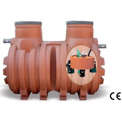 ПРЕЧИСТВАТЕЛНА СТАНЦИЯ,PE,"VALROM SBR5/8 L" ЗА 1-6 ЧОВЕКА/ Q=1 КУБ/М ДЕН